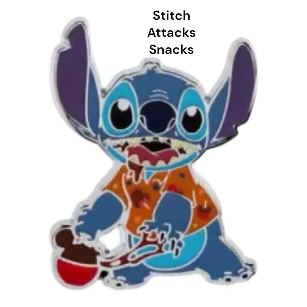 Stitch Attacks Snacks - Mystery Pouch - Stitch with Candy Apple